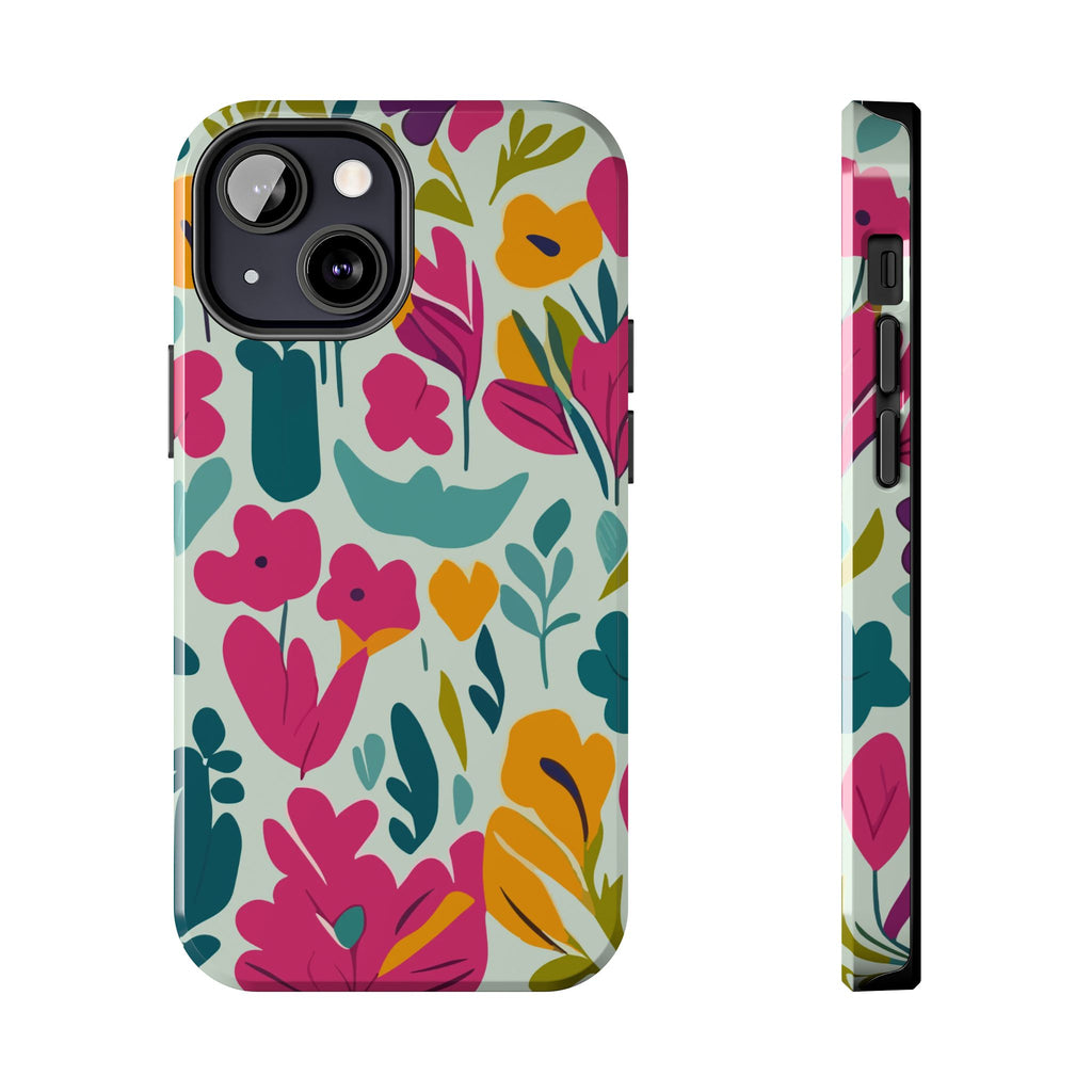 Floral Splash Tough Phone Case
