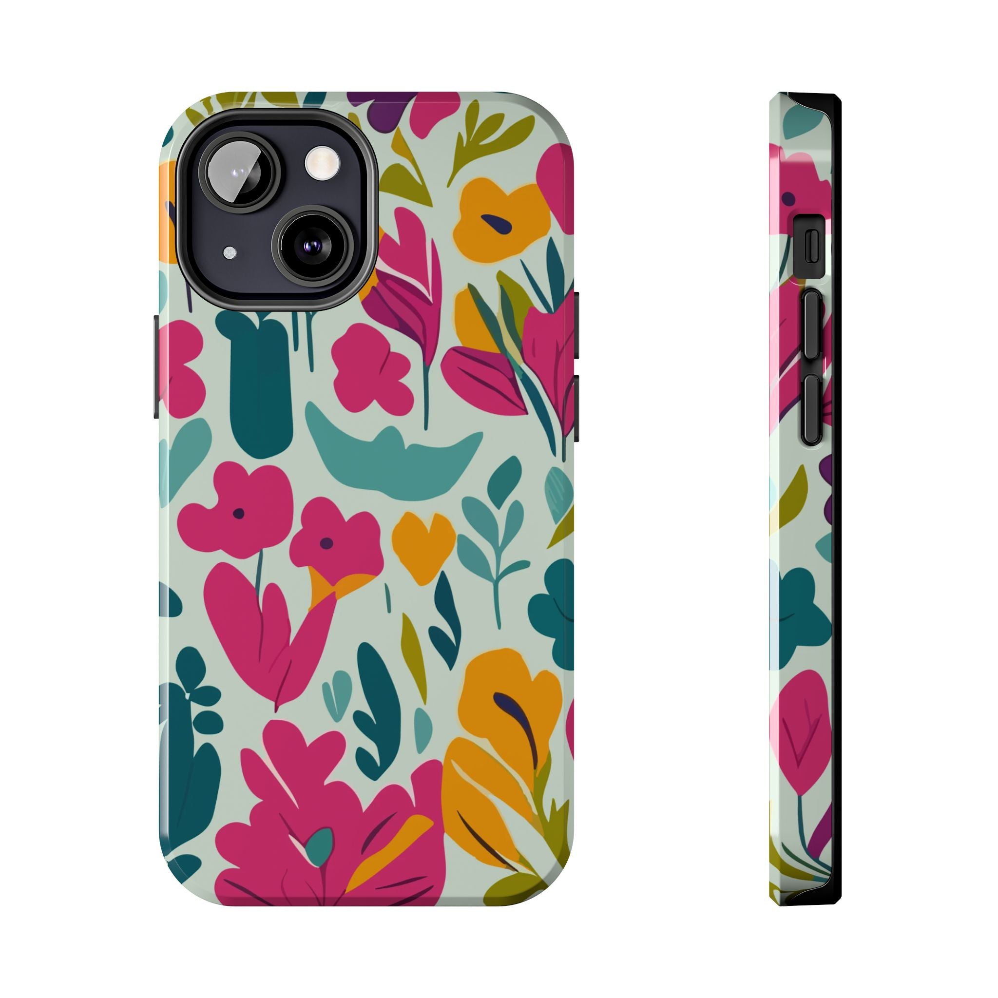 Floral Splash Tough Phone Case