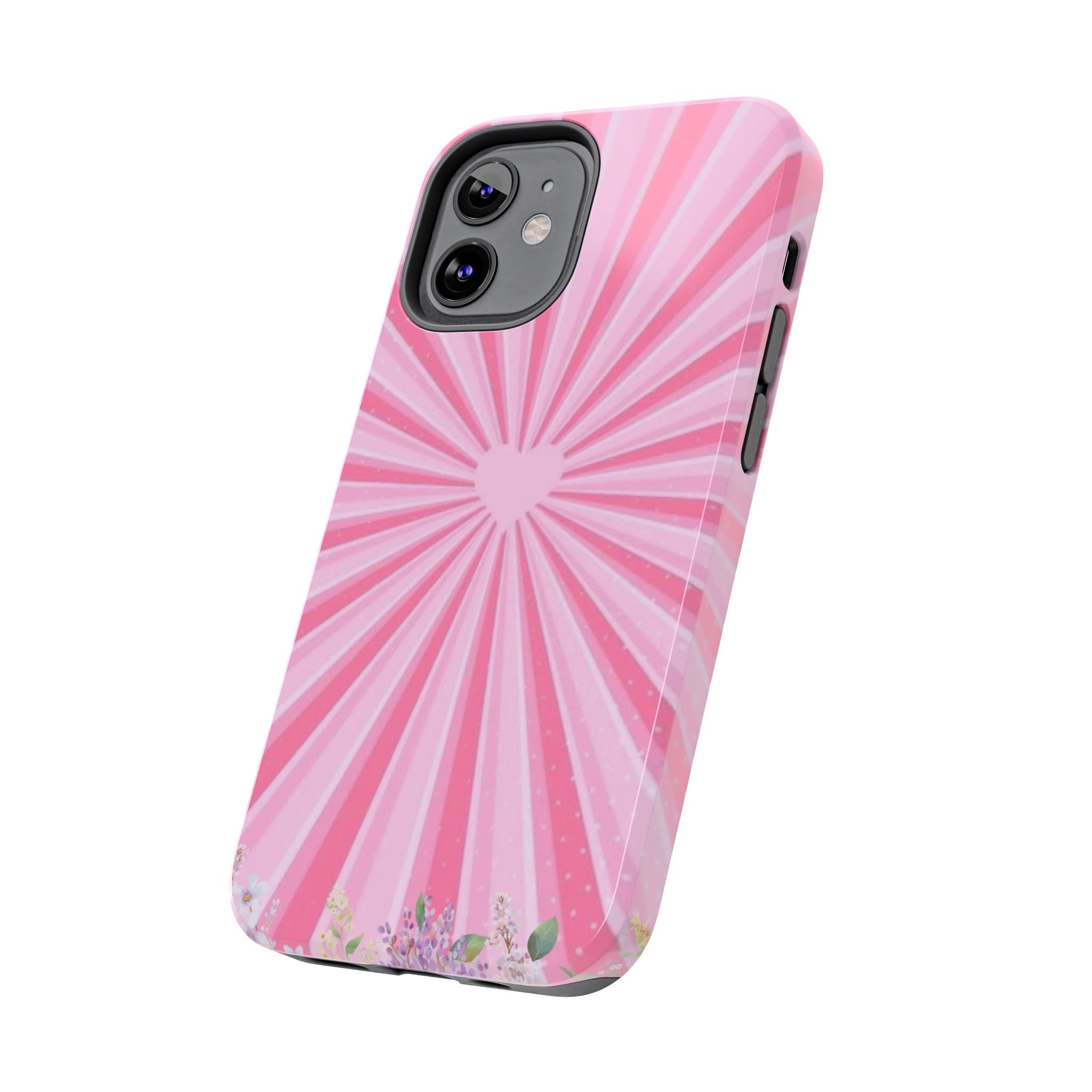 Pink Heartburst Tough Phone Case