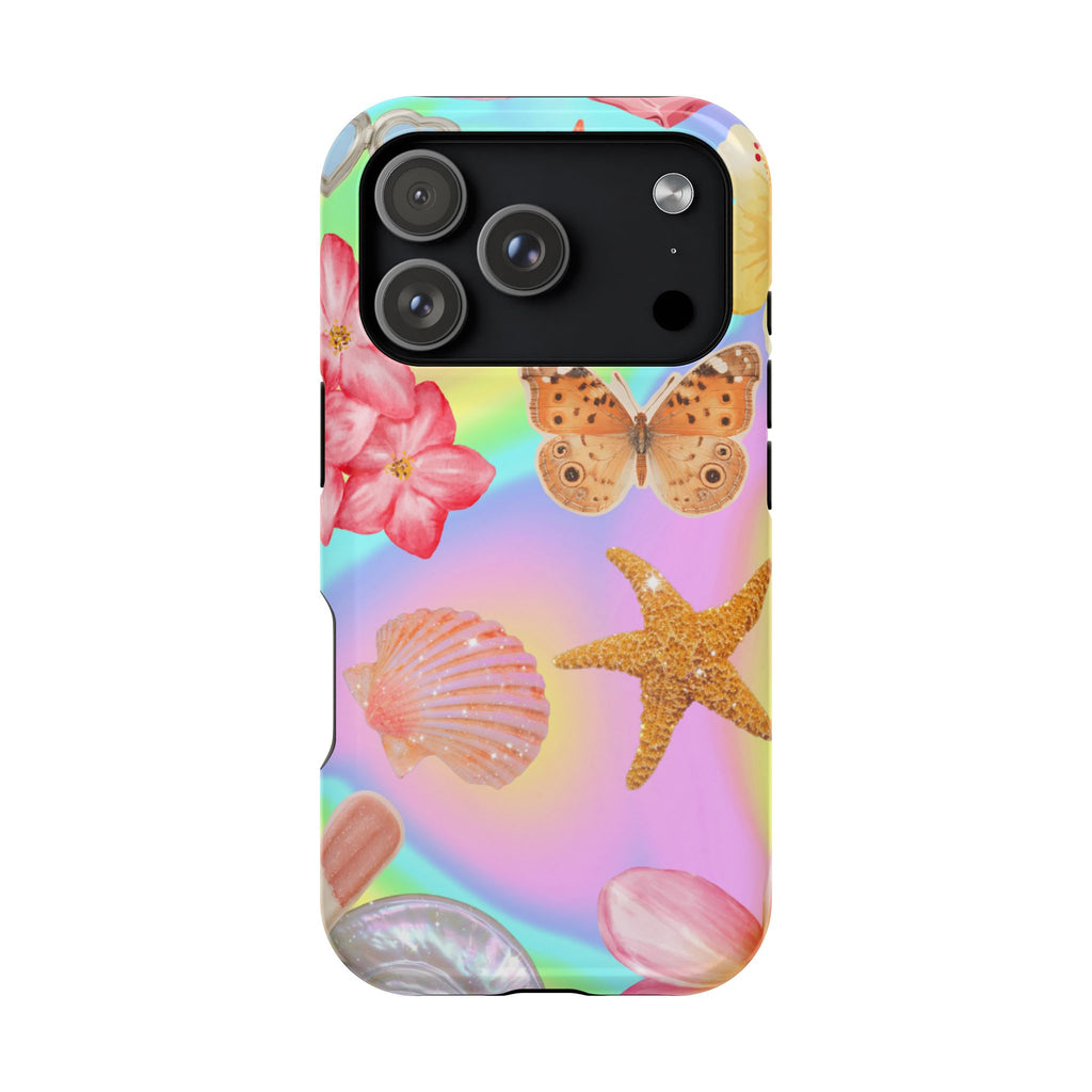 Tropical Seashell Magnetic Impact Resistant Phone Case