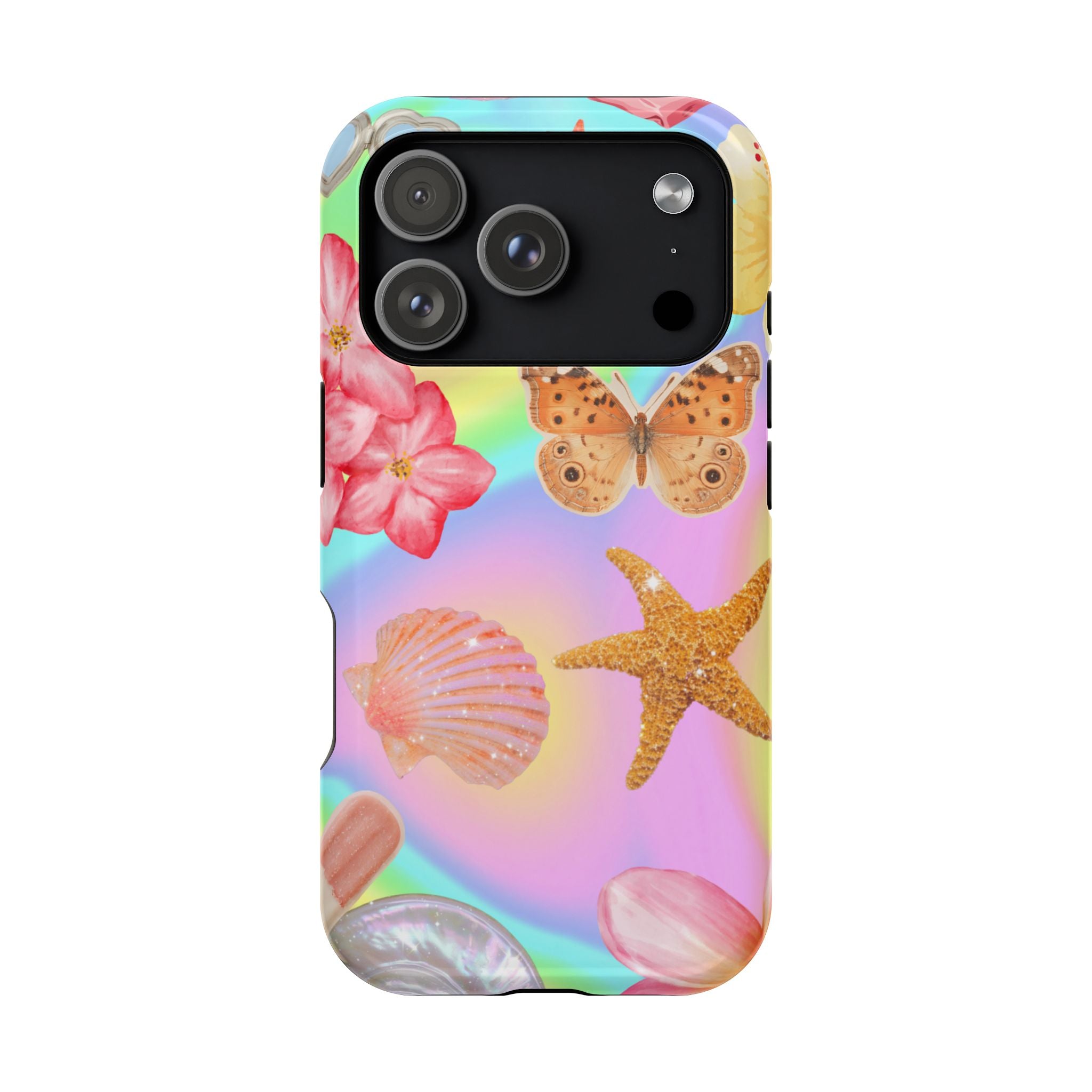 Tropical Seashell Magnetic Impact Resistant Phone Case