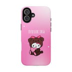 Brown 'Dynamic Duo' Part 2 Cute Bear Tough Phone Case