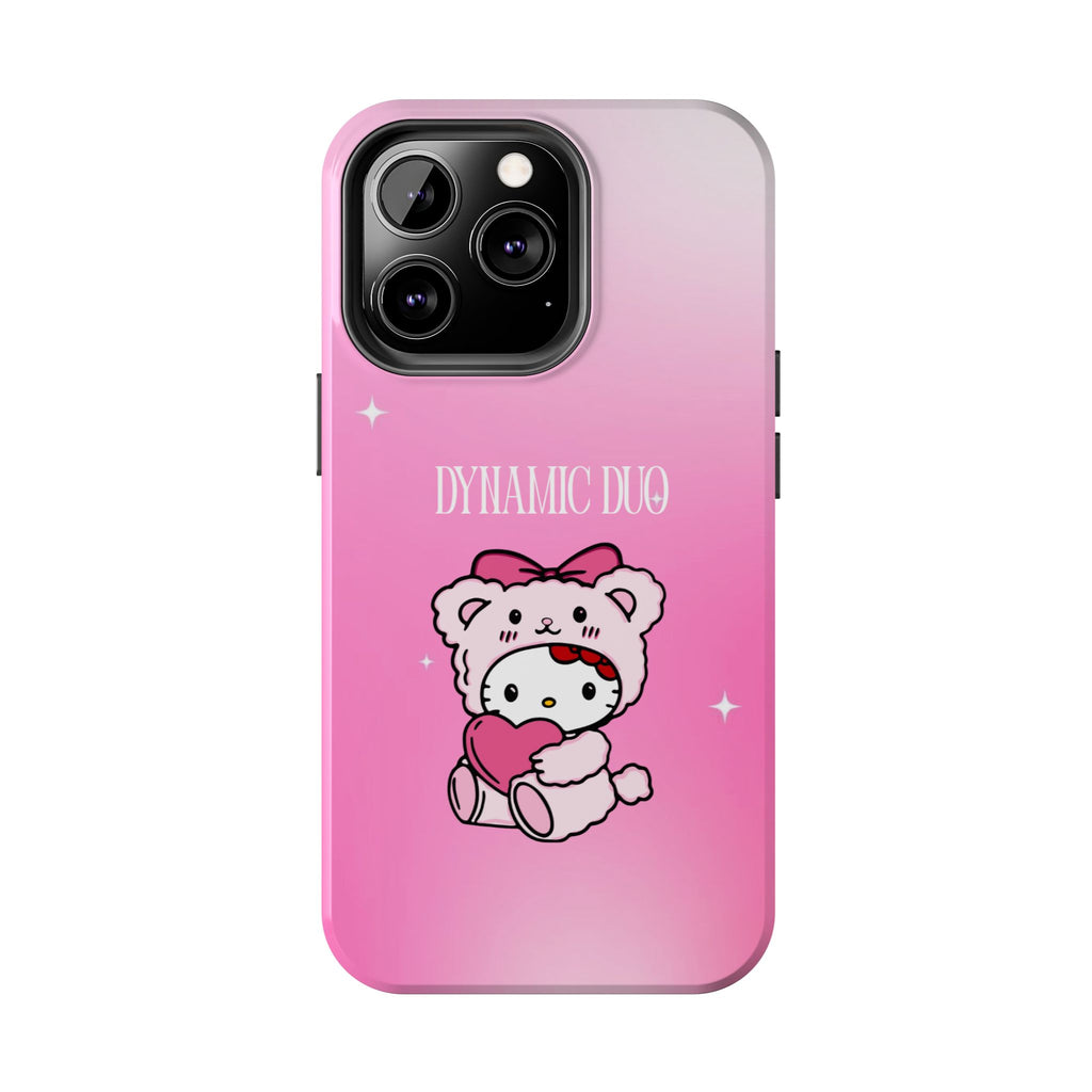 Dynamic Duo Part 1 Pink Bear Tough Phone Case