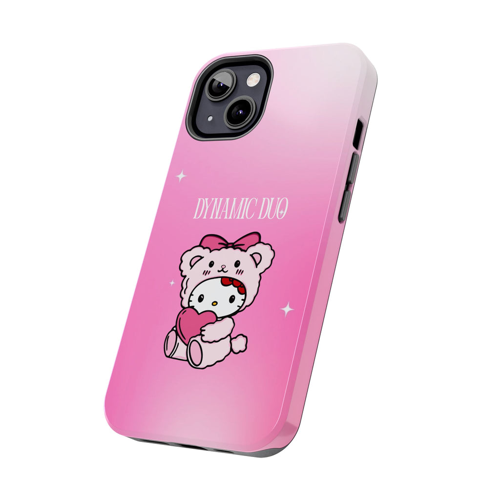 Dynamic Duo Part 1 Pink Bear Tough Phone Case