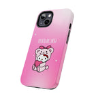 Dynamic Duo Part 1 Pink Bear Tough Phone Case