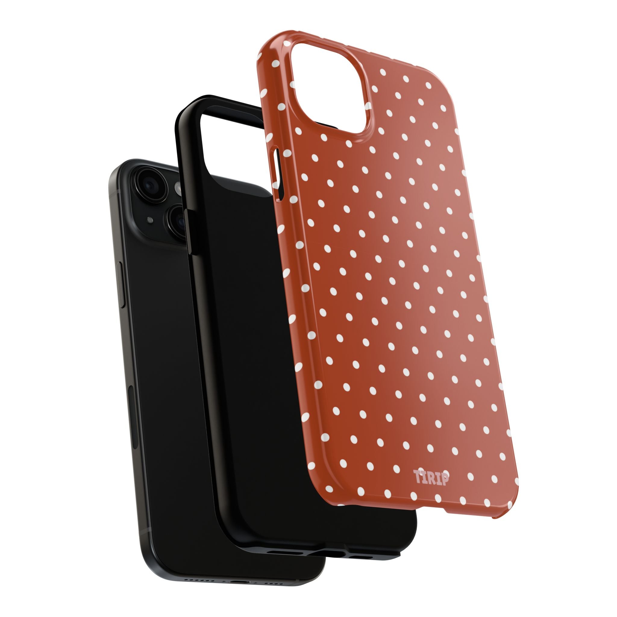 Brown Polka Dot Tough Phone Case