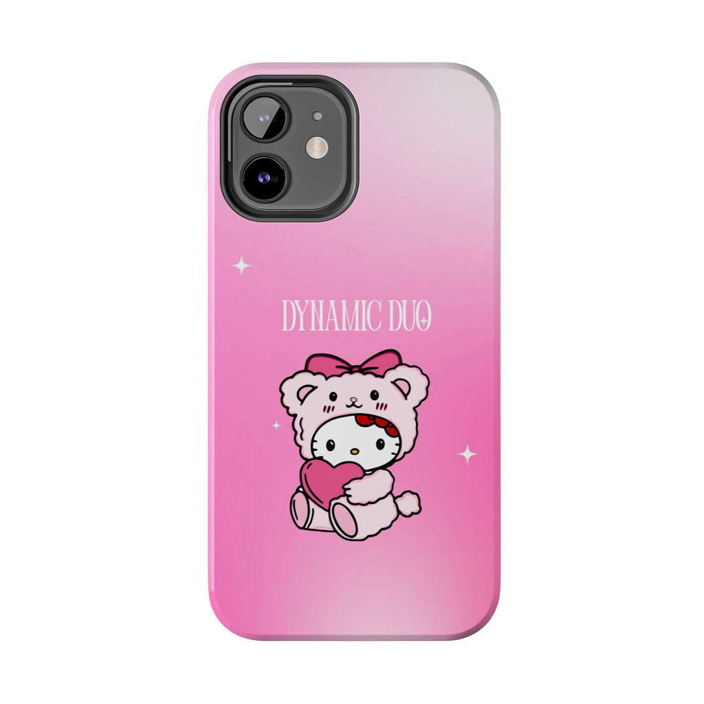 Dynamic Duo Part 1 Pink Bear Tough Phone Case