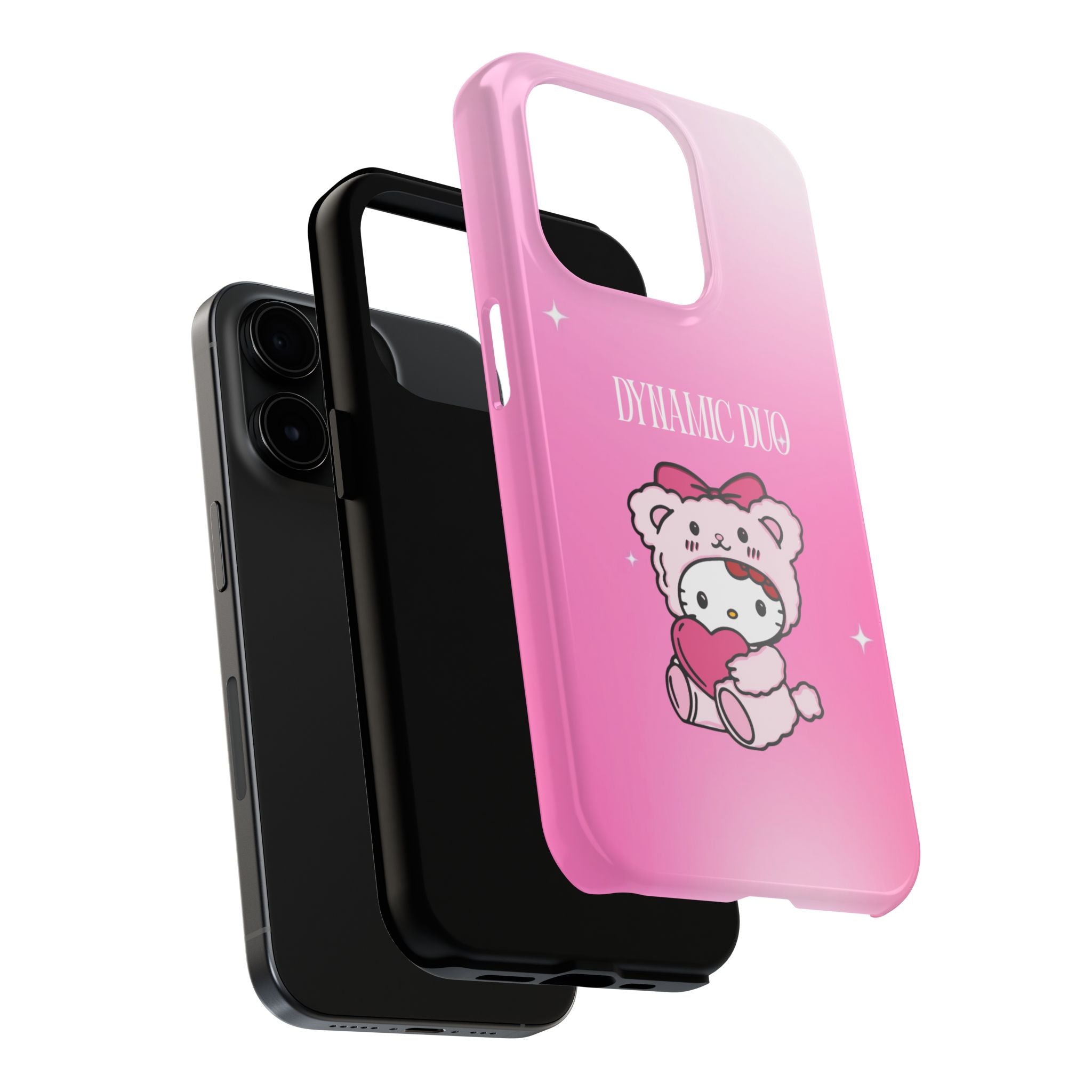 Dynamic Duo Part 1 Pink Bear Tough Phone Case