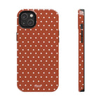 Brown Polka Dot Tough Phone Case