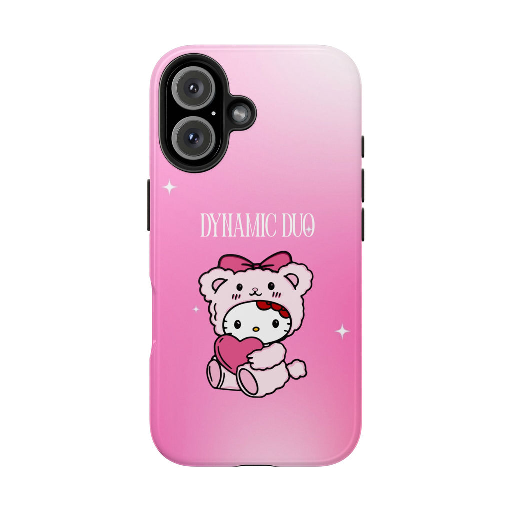Dynamic Duo Part 1 Pink Bear Tough Phone Case