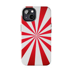 Red Burst Tough Phone Case