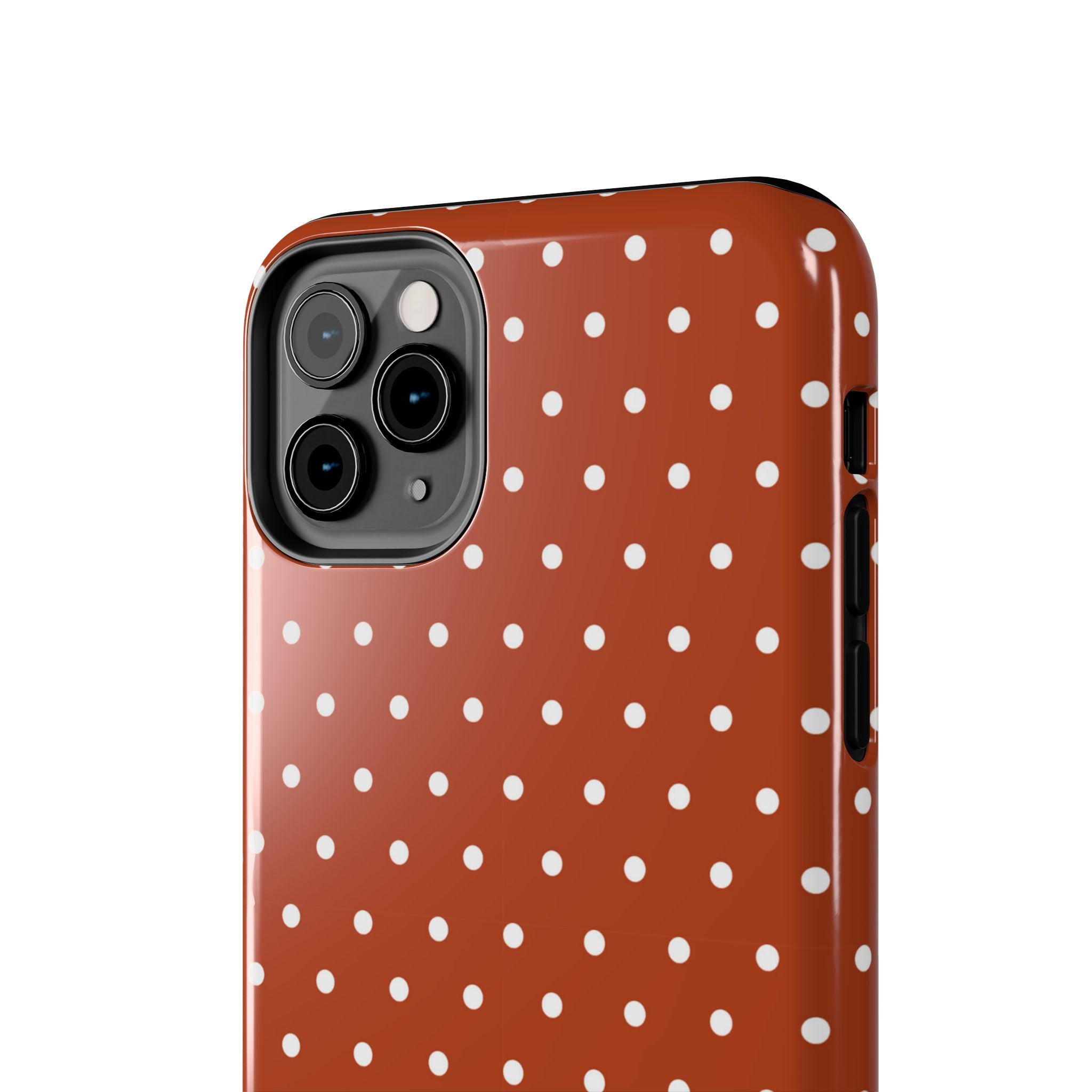 Brown Polka Dot Tough Phone Case