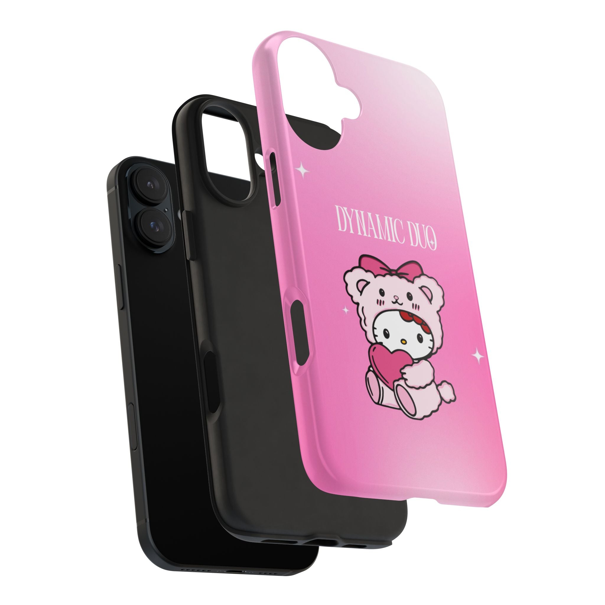 Dynamic Duo Part 1 Pink Bear Tough Phone Case