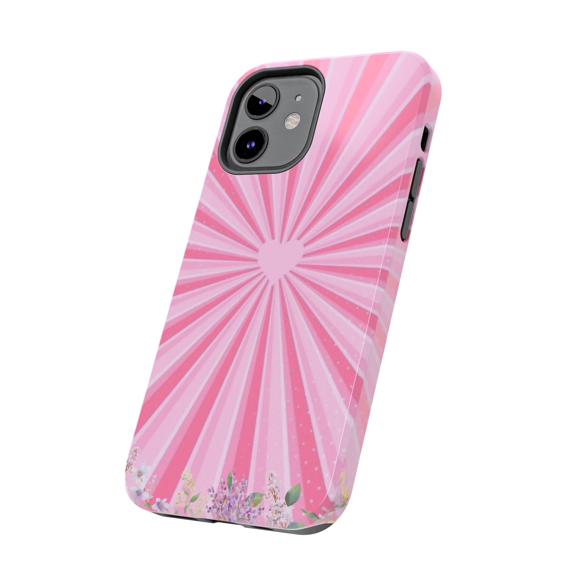 Pink Heartburst Tough Phone Case