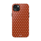 Brown Polka Dot Tough Phone Case