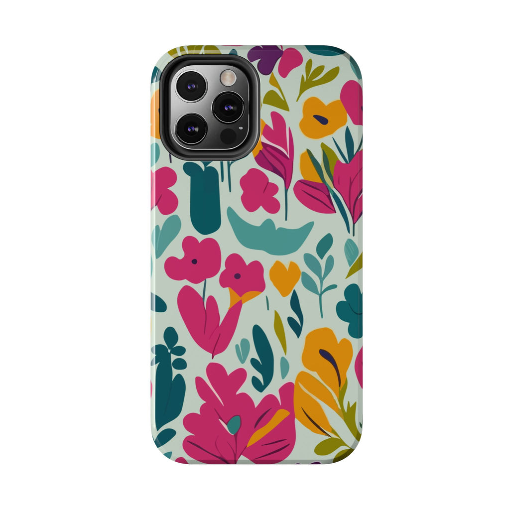 Floral Splash Tough Phone Case