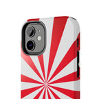 Red Burst Tough Phone Case