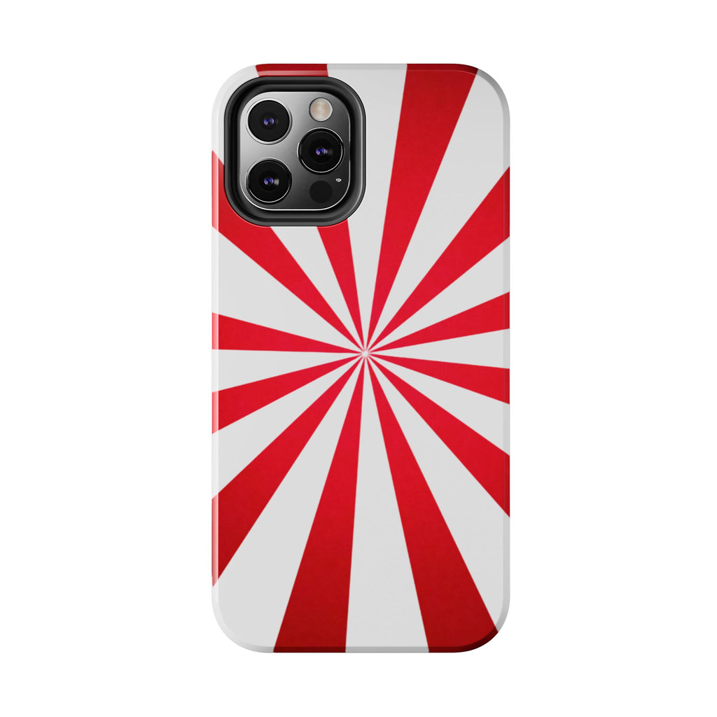 Red Burst Tough Phone Case