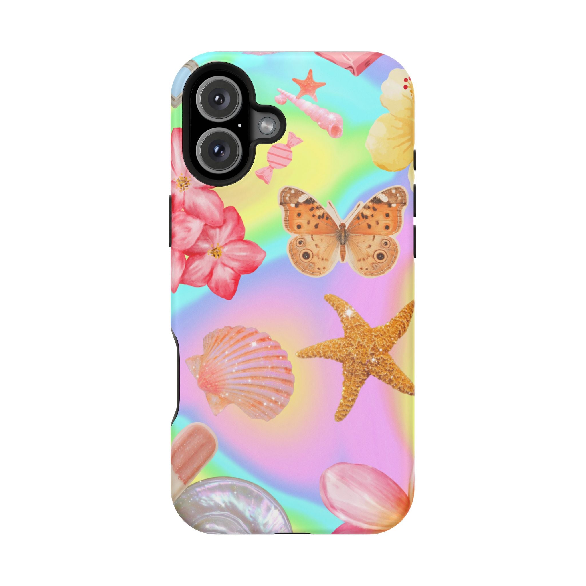 Tropical Seashell Magnetic Impact Resistant Phone Case
