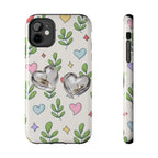 Floral Hearts Tough Phone Case