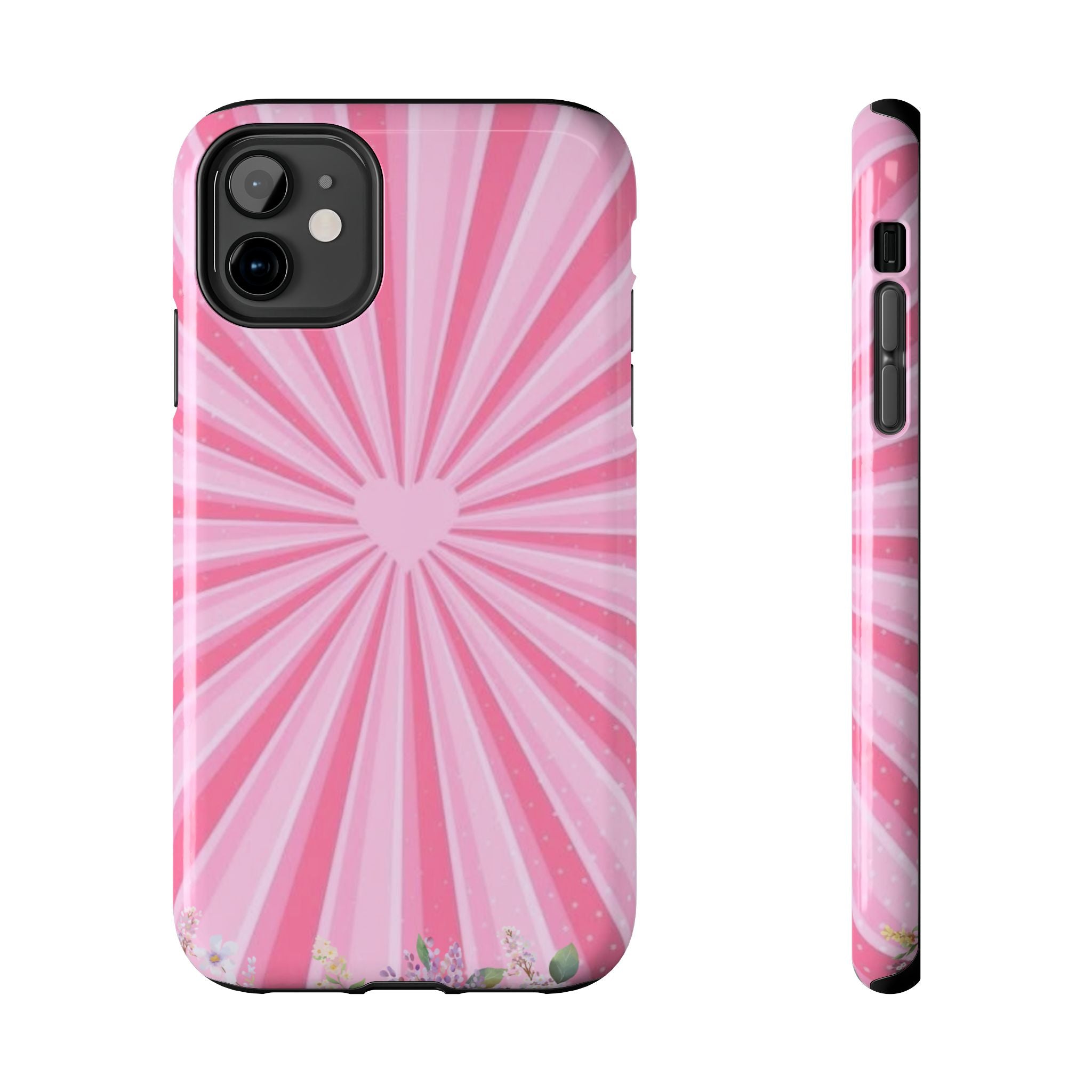Pink Heartburst Tough Phone Case