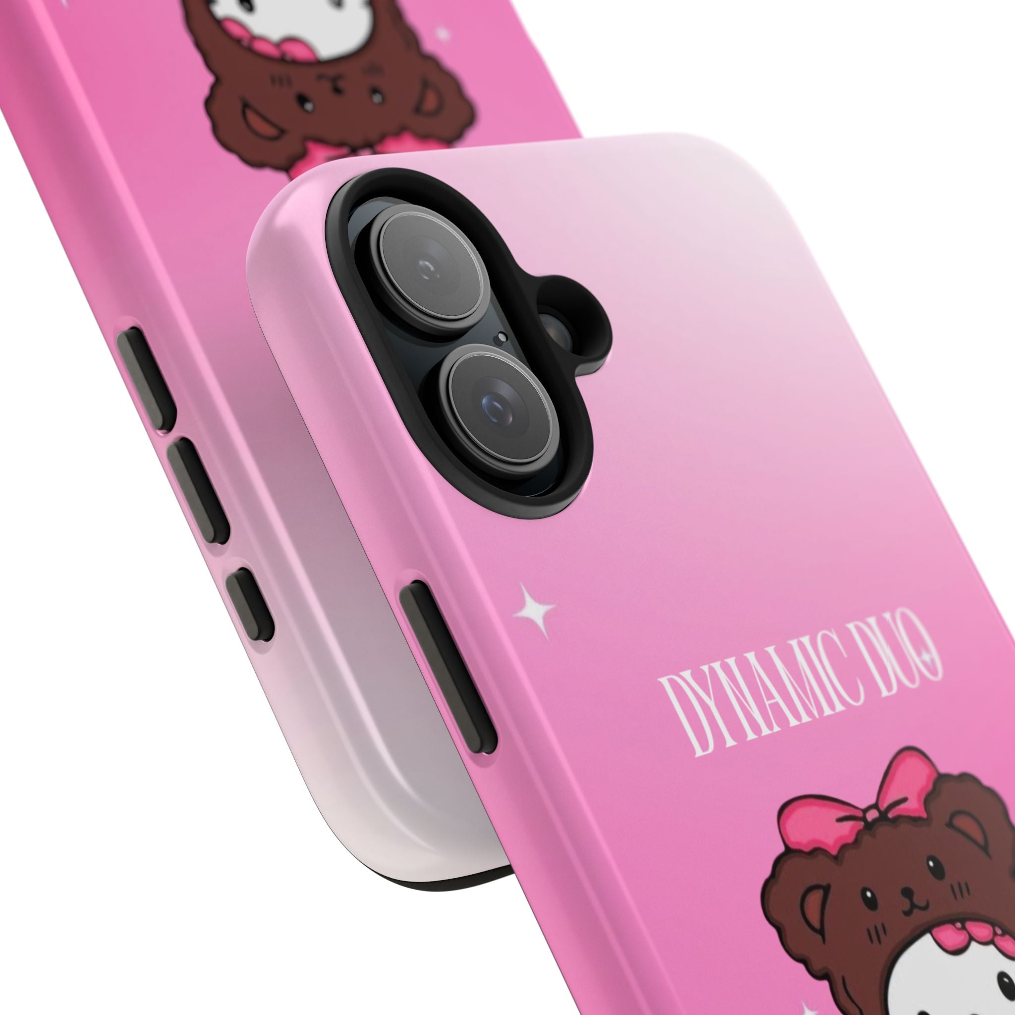 Brown 'Dynamic Duo' Part 2 Cute Bear Tough Phone Case