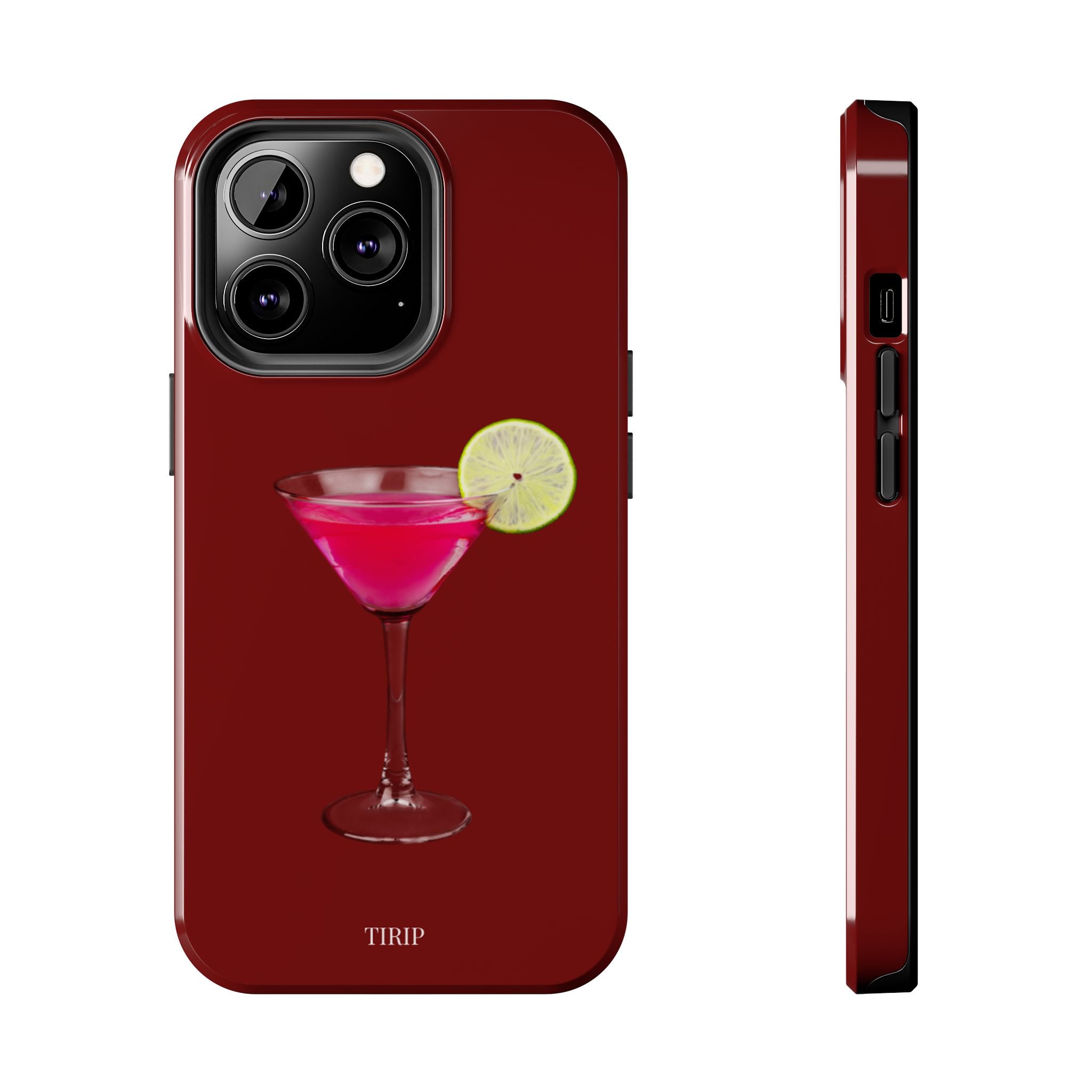 Pink Cocktail Tough Phone Case