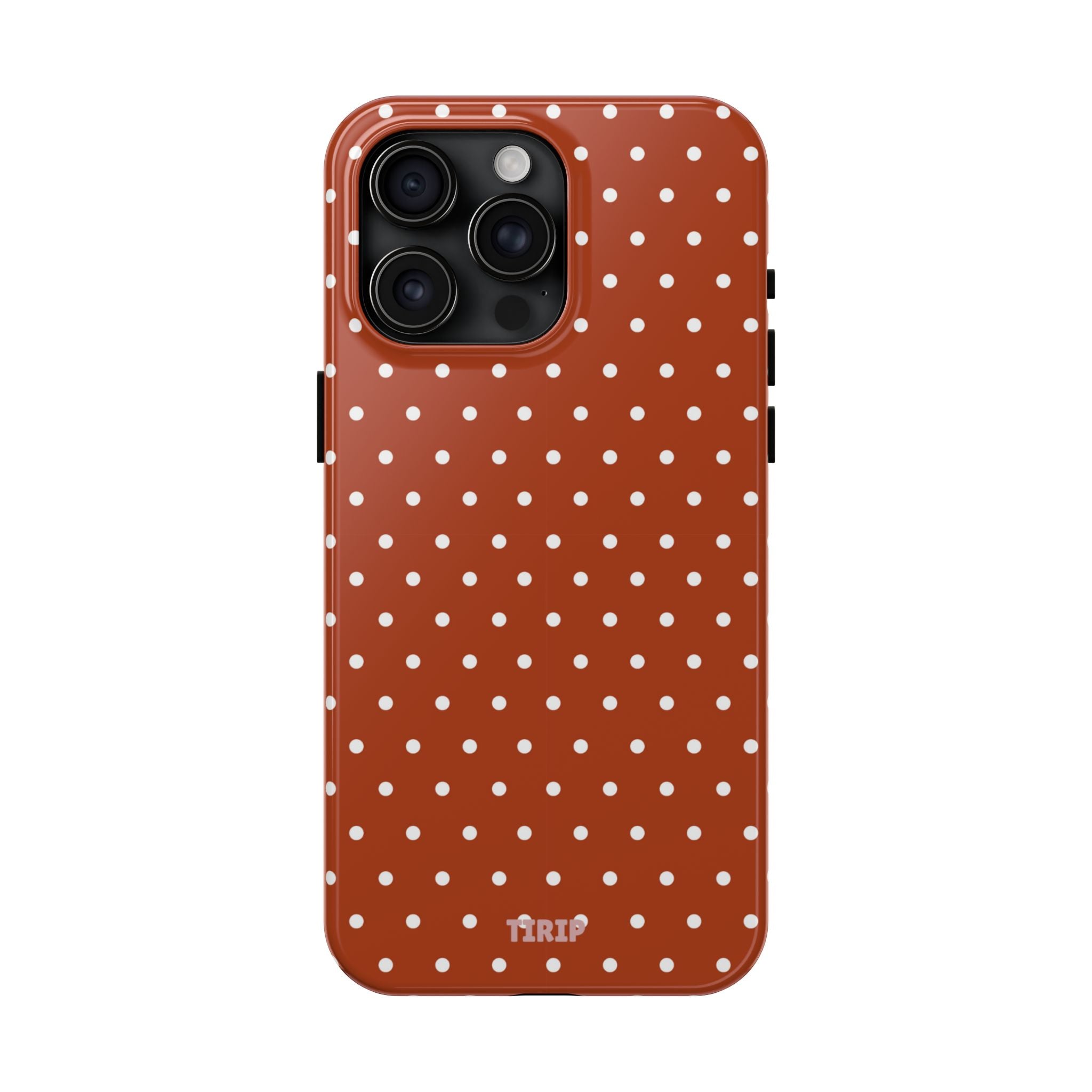 Brown Polka Dot Tough Phone Case