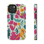 Floral Splash Tough Phone Case