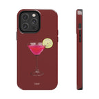 Pink Cocktail Tough Phone Case
