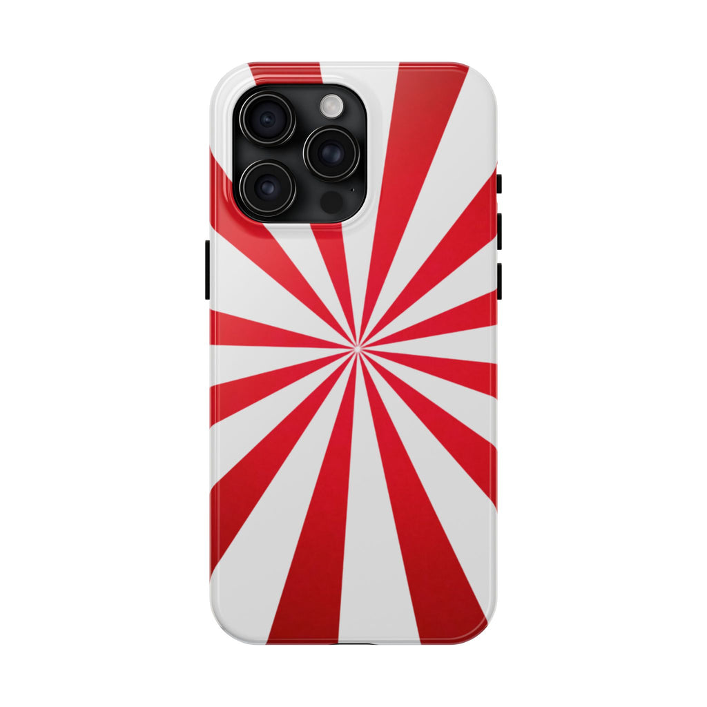 Red Burst Tough Phone Case
