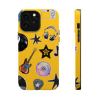 Yellow Music Icons MagSafe Phone Case