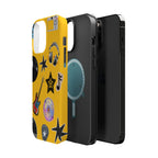 Yellow Music Icons MagSafe Phone Case