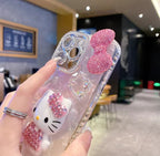 3D Kitty Phone Case Bling